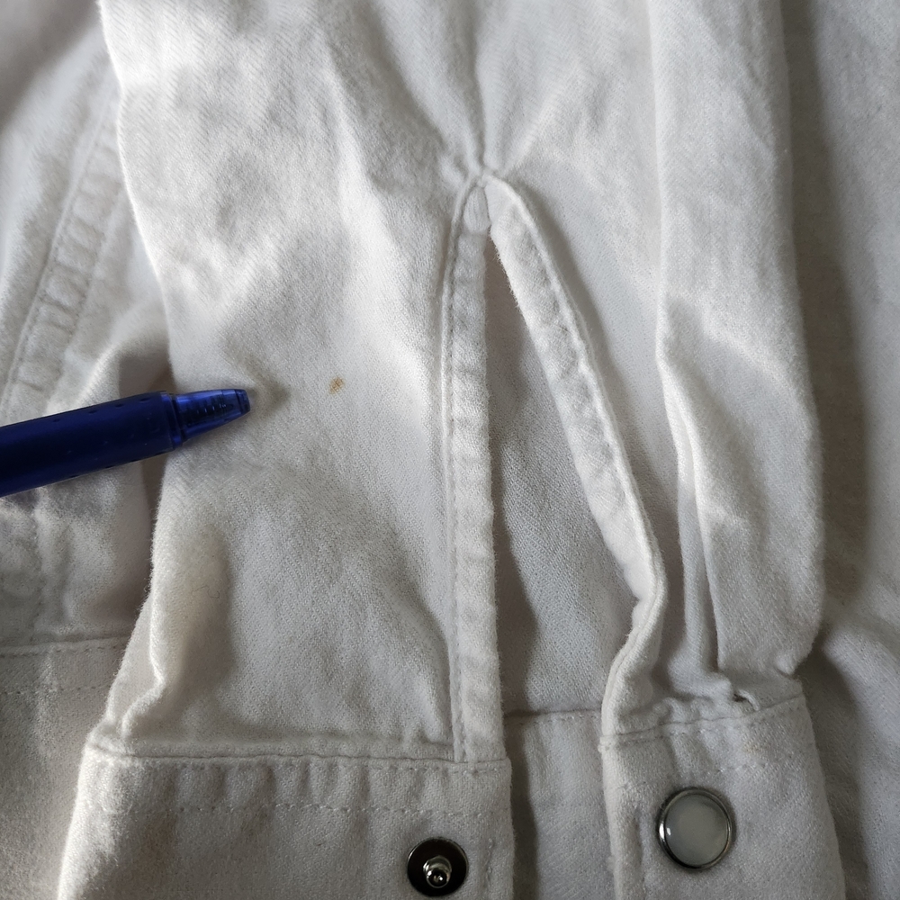 Levi's White Denim Shirt - Picture 6 of 10